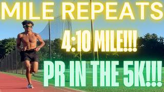 Do Mile Repeats to PR in the 5k [upl. by Aradnahc]