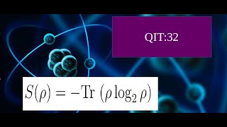 Quantum Information Theory 32 Von Neumann Entropy [upl. by Grethel]