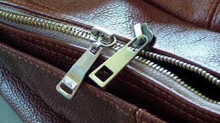 How to Replace a Zipper Slider on a Bag [upl. by Dieterich]