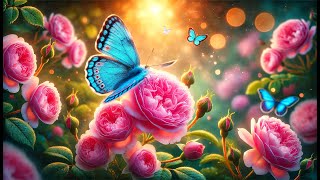 Relaxing Piano Music with Blooming Flowers ❤️ Restore and Heal the Body With the Sounds of Nature [upl. by Brink97]