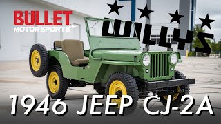 1946 Jeep Willys CJ2A  4K  quot Gone Farmin quot [upl. by Dewain]