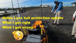 Hobie Lynx Kayak Hull Protection After Four Months See Important Update in Description below [upl. by Gnaw369]