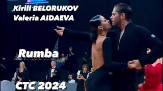 Kirill Belorukov  Valeria Aidaeva  CTC 2024  Rumba [upl. by Analah]