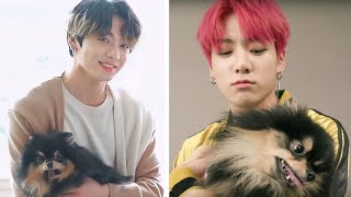 Jungkooks Sad Message On the Passing of Taehyungs Beloved Dog Yeontan [upl. by Aronas]