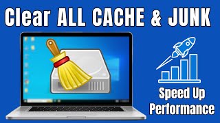 Clear ALL CACHE amp JUNK from Windows 1011 Easy Way [upl. by Rube]