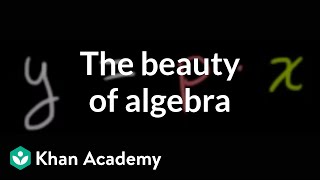 The beauty of algebra  Introduction to algebra  Algebra I  Khan Academy [upl. by Waylen]