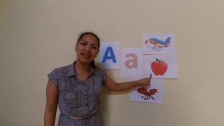 Teaching Demo Letter A [upl. by Nhguavahs]