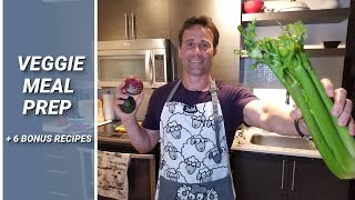 HOW TO eat more VEGETABLES Meal Prep Strategy  6 Bonus Recipes [upl. by Anitsugua]