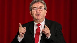 JeanLuc Mélenchon raille « le déchaînement des portevoix macronistes contre son initiative [upl. by Hgielrak417]