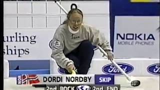 Schmirler CAN v Nordby NOR 1997 World Curling Final Part 1 [upl. by Nerad243]