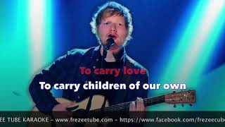 Ed Sheeran  Perfect  Karaoke con testo [upl. by Marybelle]