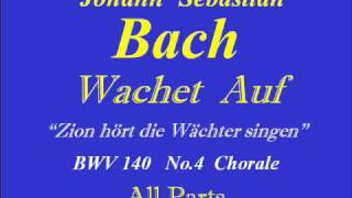 Wachet AufBWV 1404 AllPartswmv [upl. by Nahsyar]