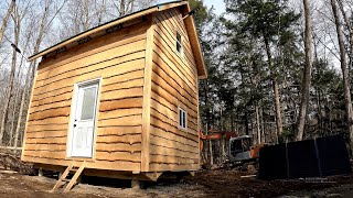 Building an OffGrid Tiny Cabin in the Adirondacks [upl. by Yme]