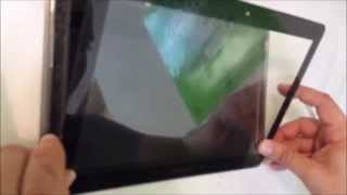 How to replace Glass Digitizer on the Samsung Galaxy Tab 2 101 GTP5113TS [upl. by Tnilk]