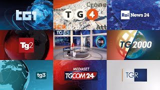 Italian TV News Intros 2022  Openings Compilation HD [upl. by Volney]