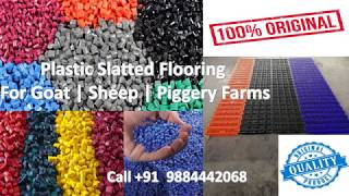 Goat farm plastic slatted floor [upl. by Yenattirb576]