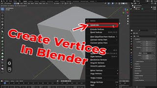 How to Add Vertices in Blender [upl. by Aminta]