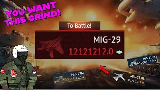 Grind you WANT to play  Mig29 tech tree grind experience 🔥🔥MUST WATCH  Incredible plays 😱 [upl. by Flss862]