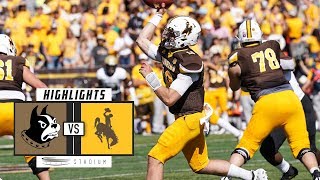 Wofford vs Wyoming Football Highlights 2018  Stadium [upl. by Otinauj]