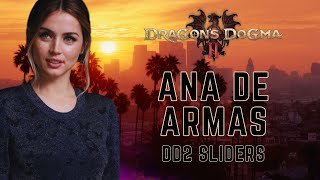 Ana de Armas Sliders Actors  Dragons Dogma II Character Creation [upl. by Ray70]