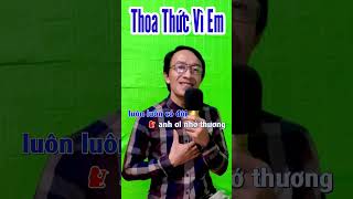 Thao Thức Vì Em  karaoke Thiếu giọng nữ  Song ca với Quang Sang [upl. by Ejrog]