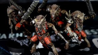 Speed painting Blackstone Fortress Chaos Beastmen [upl. by Aerdnua474]