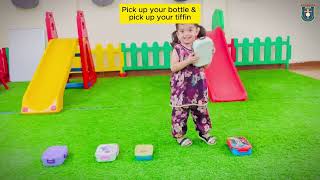 Activity for Playpen students Pick up your bottle and Tiffin [upl. by Elconin]