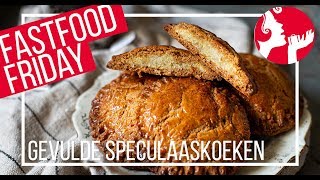 FASTFOOD FRIDAY Gevulde speculaaskoeken  OhMyFoodness [upl. by Ahcsat]