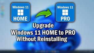 How to Upgrade Windows 11 Home to Pro Without Reinstalling [upl. by Odelia]