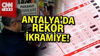 Çılgın Sayısal Loto’dan Antalyada Rekor İkramiye 6 Rakamı Bildi  Haber [upl. by Garibald]