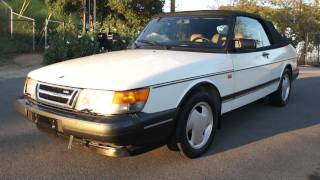 1993 SAAB 900S Turbo ConvertibleMTS [upl. by Borchert]