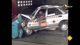 Prueba realizada por Latin NCAP a un Nissan Tsuru [upl. by Emile]