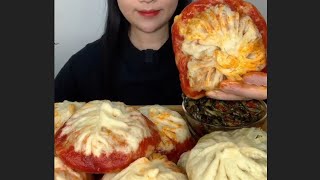 Dumplings ASMR Eating NO TALKING  Ksuffka ASMR [upl. by Neeneg482]