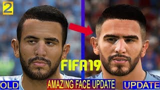 FIFA 19 UPDATE FACE  New Face Concept  Mahrez Lukaku Griezman amp Other [upl. by Tellford641]