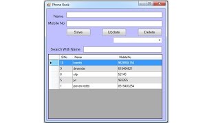 Part 7 Delete a seleted row from a DataGrid using cSharp windows [upl. by Nylesoy]