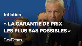 Face à la flambée des prix Bruno Le Maire annonce un « trimestre antiinflation » [upl. by Stinky]