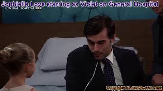 Jophielle Love starring as Violet on General Hospital [upl. by Addam]