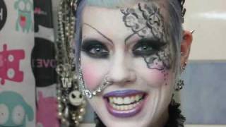 Goth make up tutorial 3 Gothic lace [upl. by Adnert]