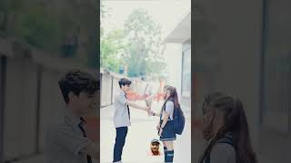 school girlfriend propose boy  shorts love schoolcrushstory schoollifekilovestory shortvideo [upl. by Arreit]