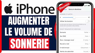 Comment Augmenter Le Volume De Sonnerie iphone  En 2025 [upl. by Narcissus380]