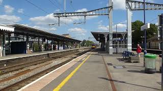 West Coast Railways Class 37 No 37668 speeds through Maidenhead in June 2018 [upl. by Nananne]