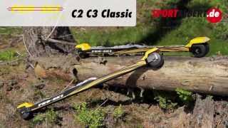 Rollski  Skiroller Pro Ski Skiroller C2  C3 Classic 20132014 von wwwsportalbertde [upl. by Alilak442]