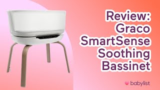 Review Graco SmartSense Soothing Bassinet Hears Babys Cries  Babylist Tests  Bonus Swing [upl. by Brina]