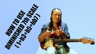 How To Use Diminished 7 scale Diminished 7th Scale တခုကိုဘယ်လိုအသုံးချမလဲ [upl. by Katuscha173]