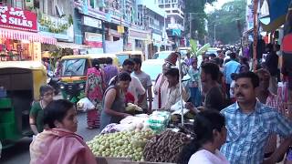 8th Cross Malleshwaram busy shopping street [upl. by Eltotsira]