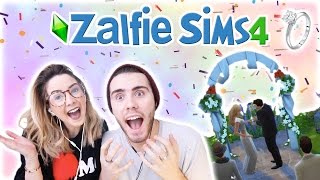 Zalfie Wedding Day  Zalfie Sims Edition 15 [upl. by Anaugal54]