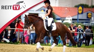 REITTVWebstars  Anja reitet in der Reitstunde bei Nicole UphoffSelke [upl. by Iatnwahs101]