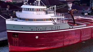 Boat Spotting in Toledo Loading the 75YearOld Wilfred Sykes [upl. by Lynde]