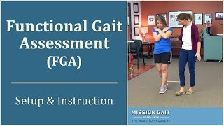 Functional Gait Assessment  Setup and Instruction [upl. by Haran]