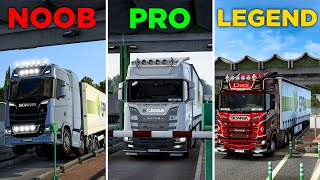 ETS2 Noob VS Pro VS Legend [upl. by Aluap]